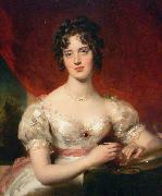 Sir Thomas Lawrence Portrait of Mary Anne Bloxam oil painting reproduction